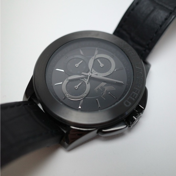 Karl Lagerfeld Energy Chronograph Watch - KL-1406 - Black - Picture 3 of 14